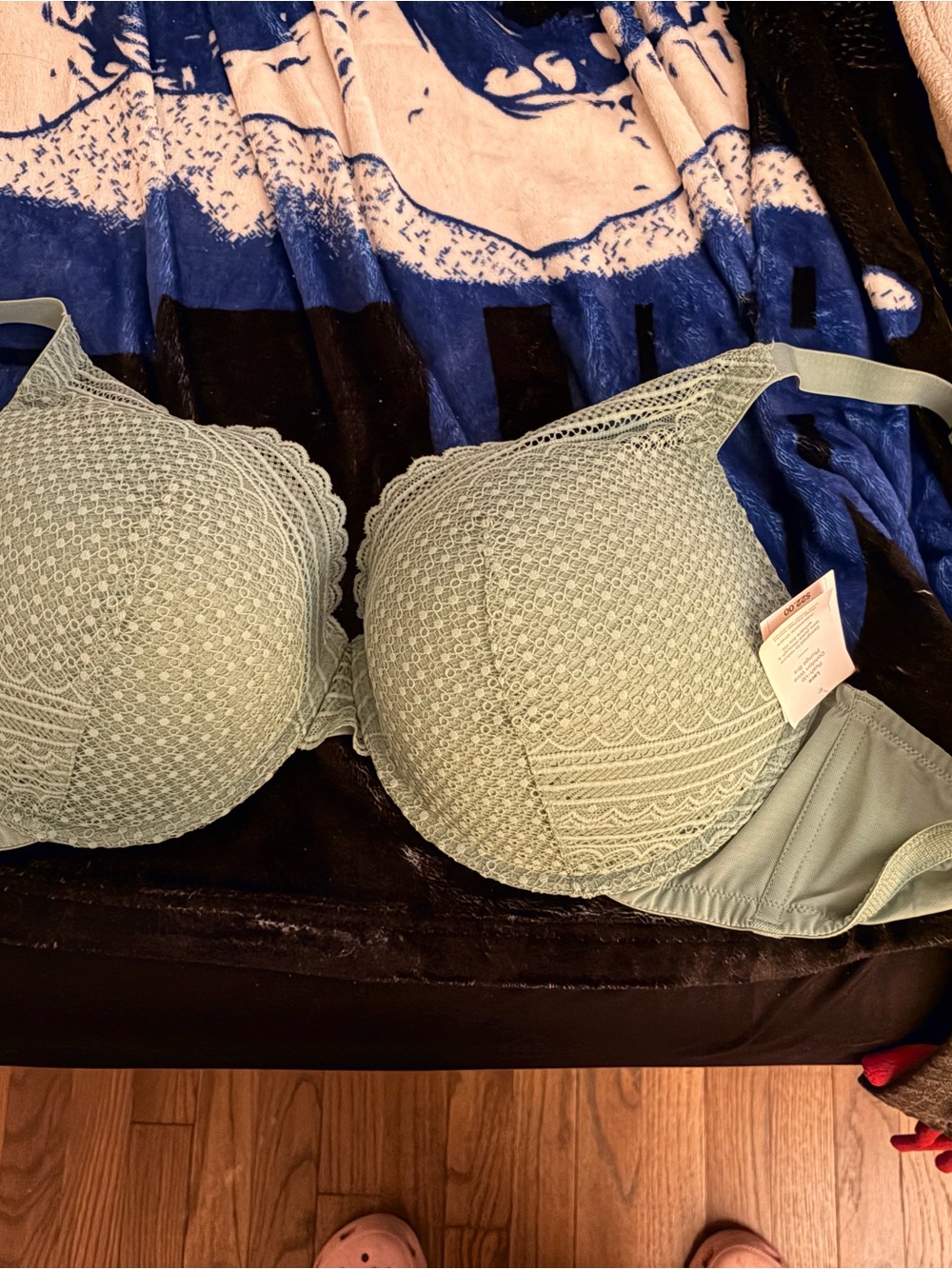 Auden Light Sage Lace Push-Up Bra
